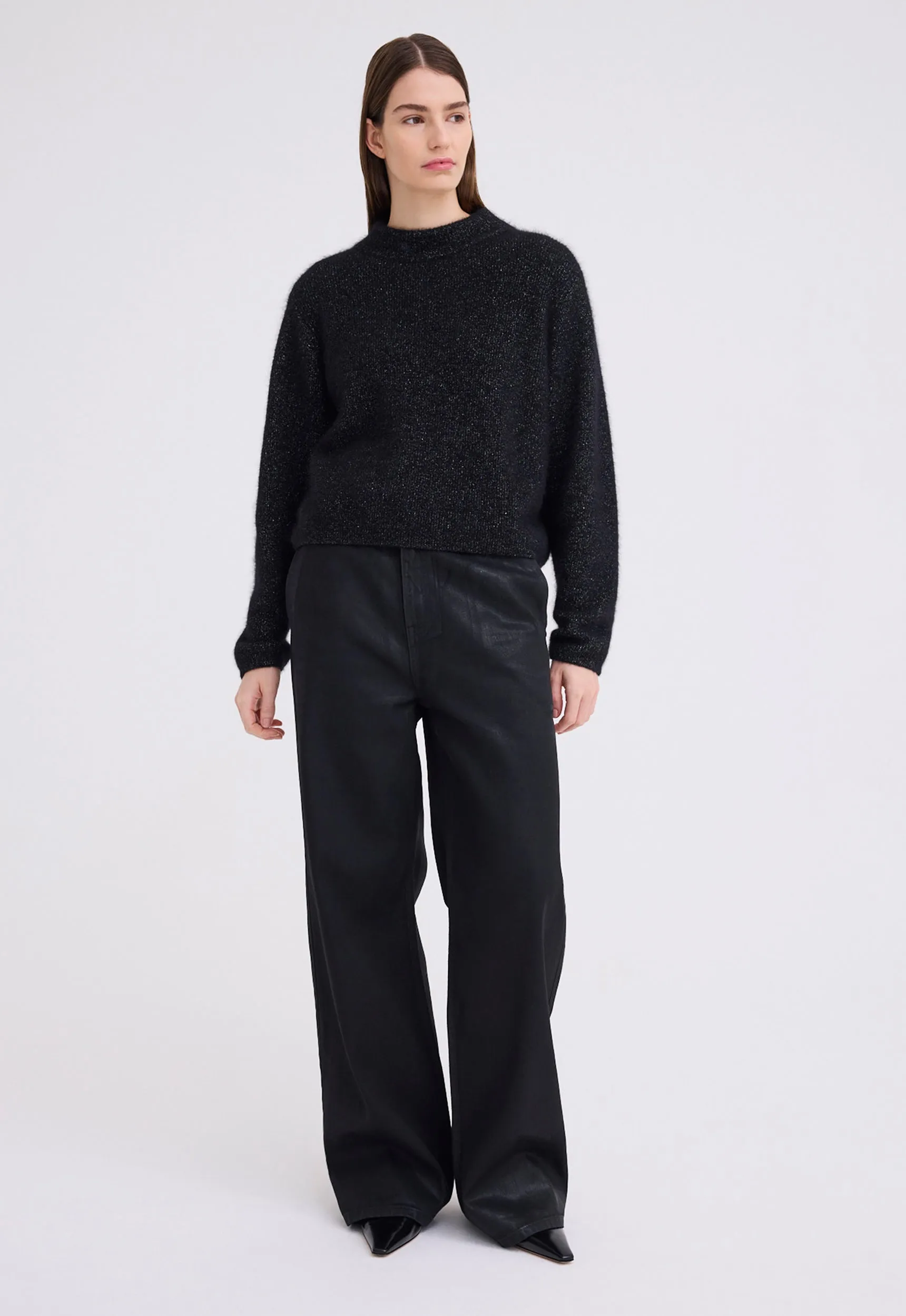 Hudd Shimmer Wool Sweater