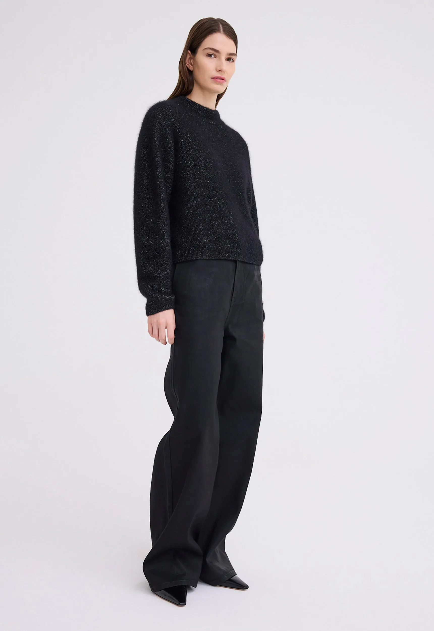 Hudd Shimmer Wool Sweater