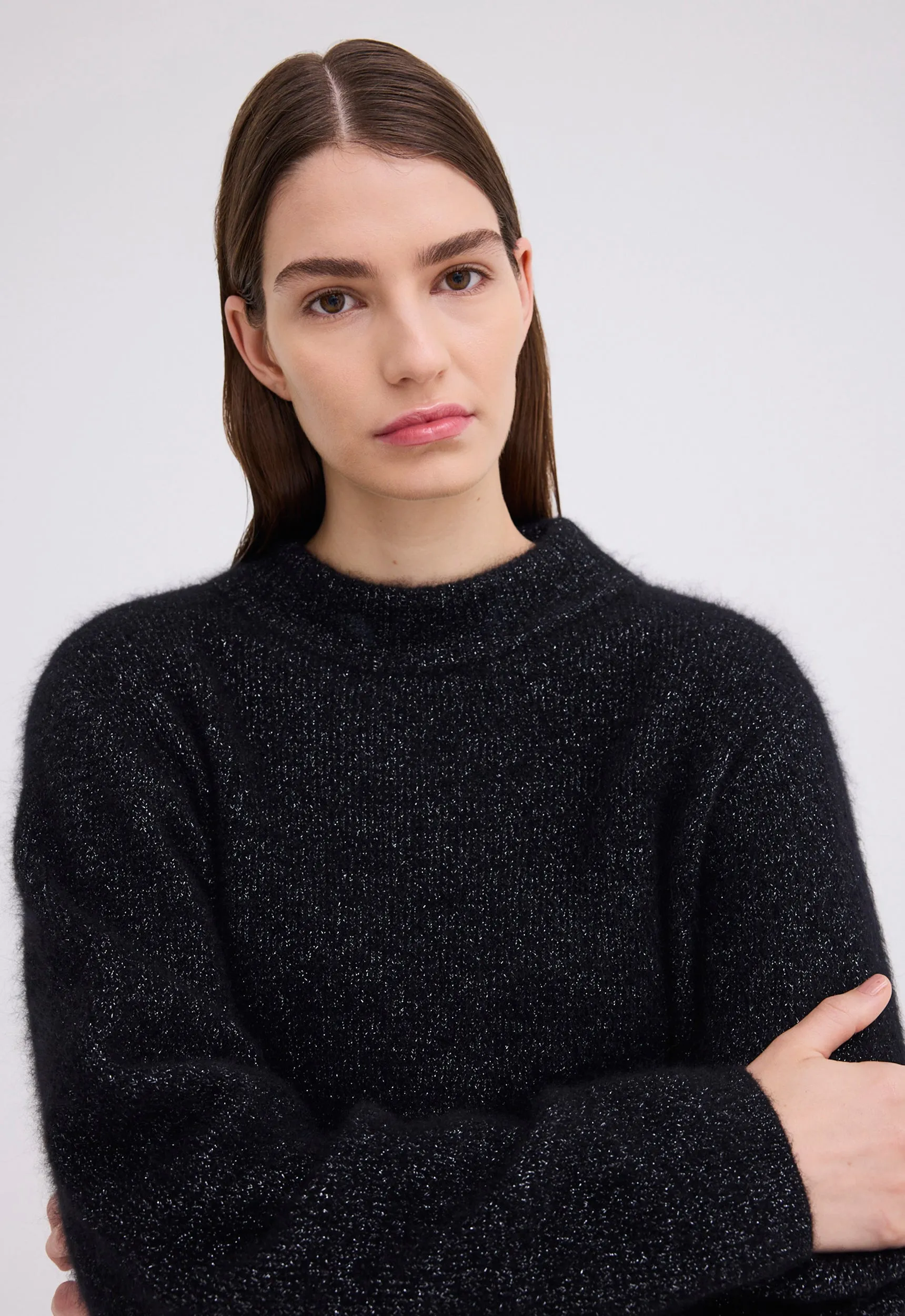 Hudd Shimmer Wool Sweater