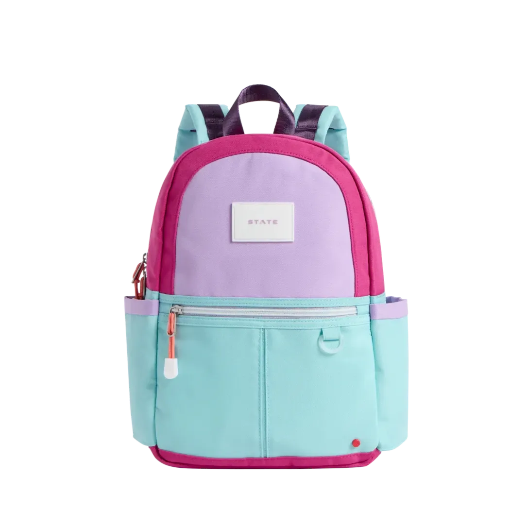 Kane Mini Backpack- Magenta and Mint