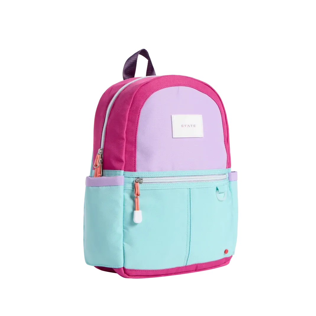 Kane Mini Backpack- Magenta and Mint