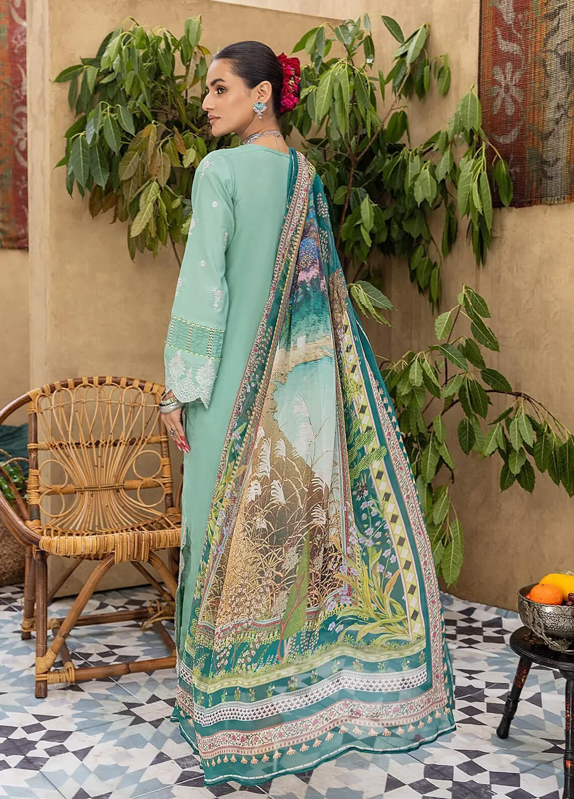 Kastoori By Awwal Embroidered Lawn Unstitched 3 Piece Suit - 09