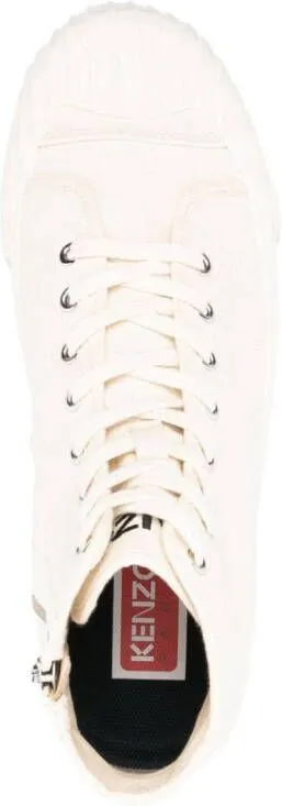 Kenzo school high-top sneakers White