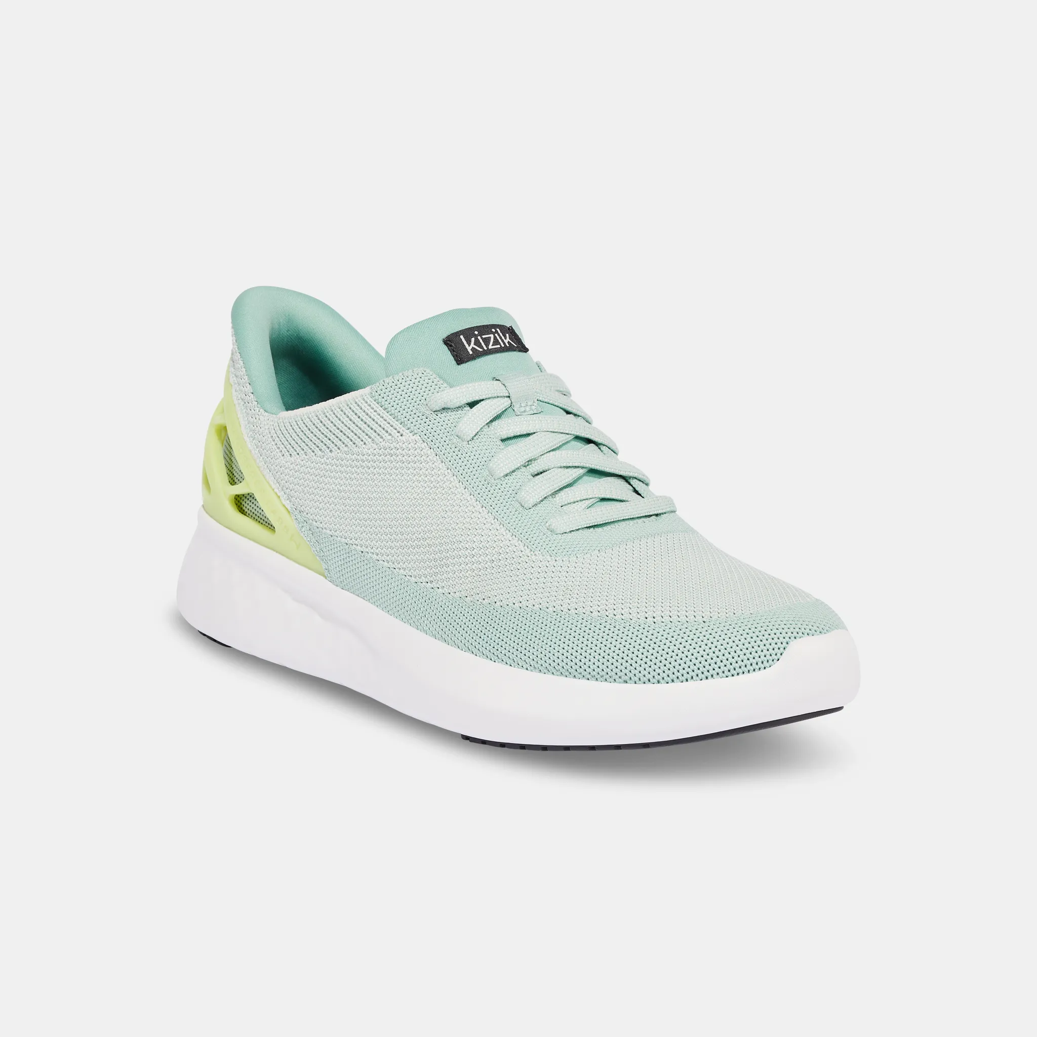 Kizik Women’s Athens Hands Free Slip In Shoes-Surf Spray/Shadow Lime