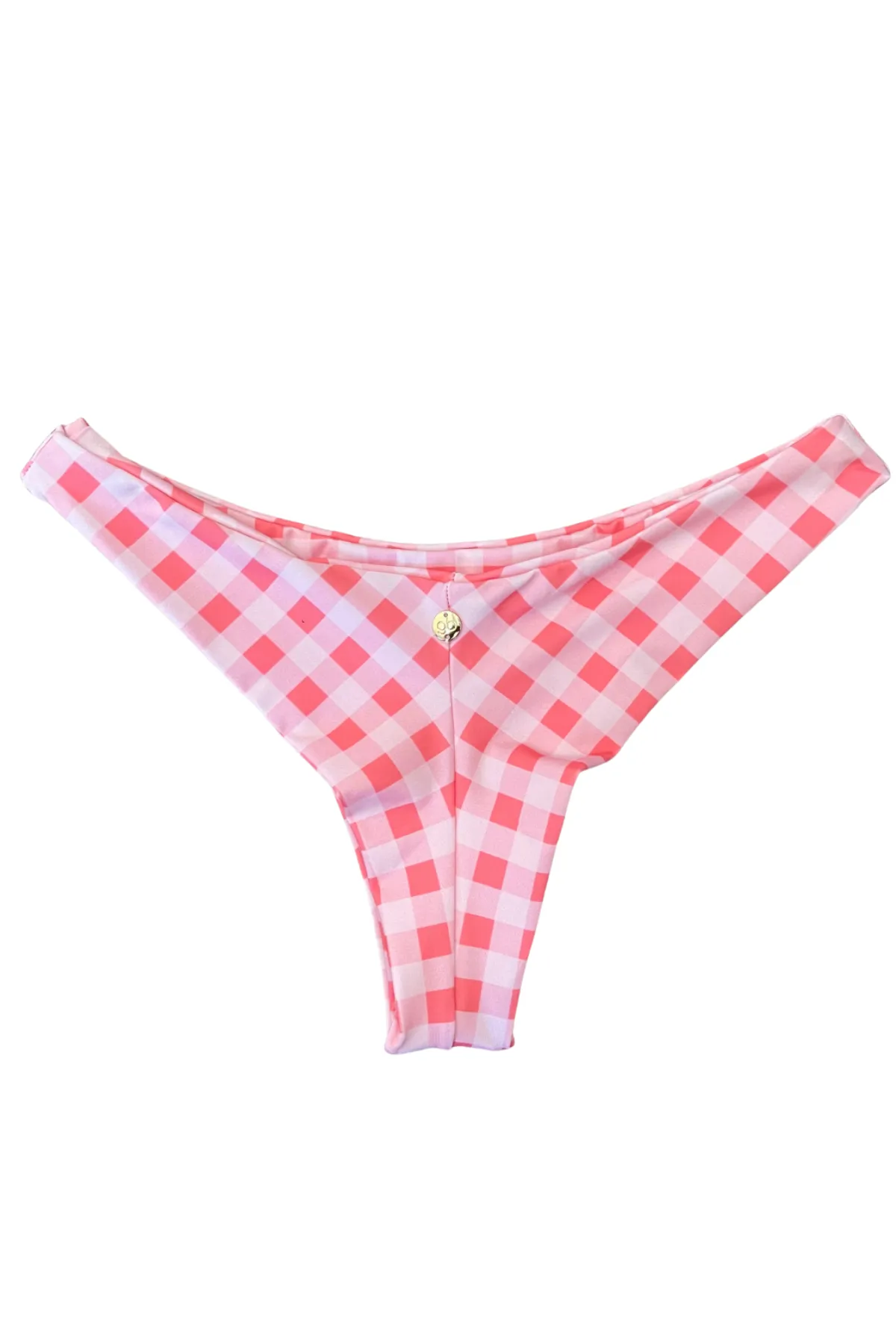 KYLIE GINGHAM Brazilian Bikini Bottoms