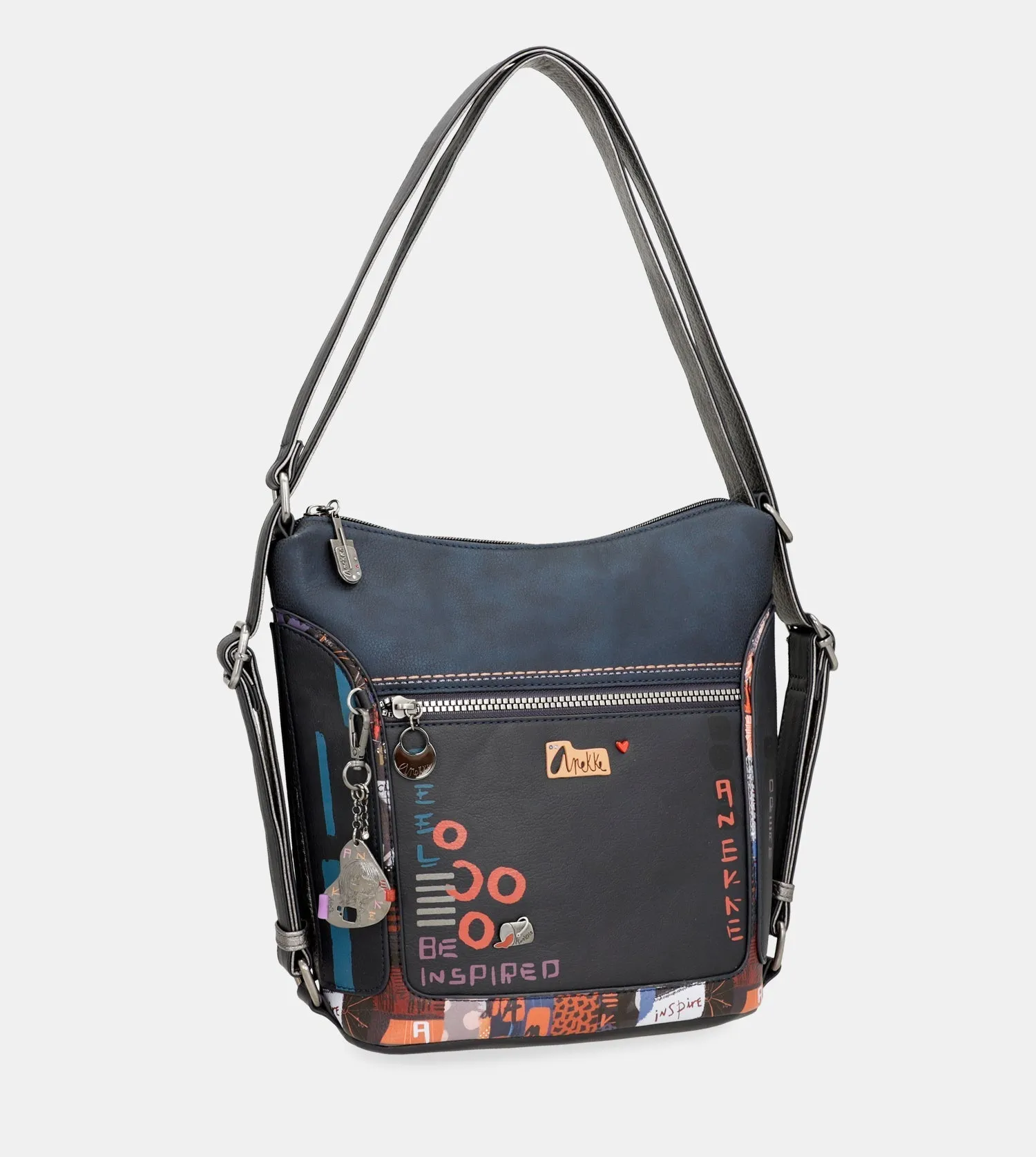 Kyomu shoulder bag convertible into a Kyomu backpack