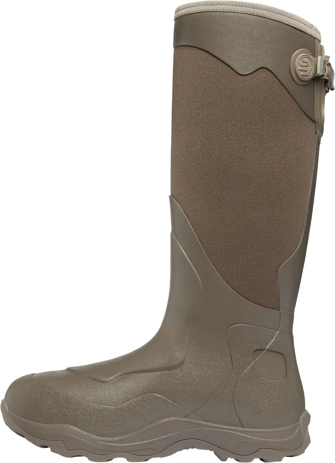 LaCrosse Mens Alpha Agility 17in Brown Rubber Hunting Boots