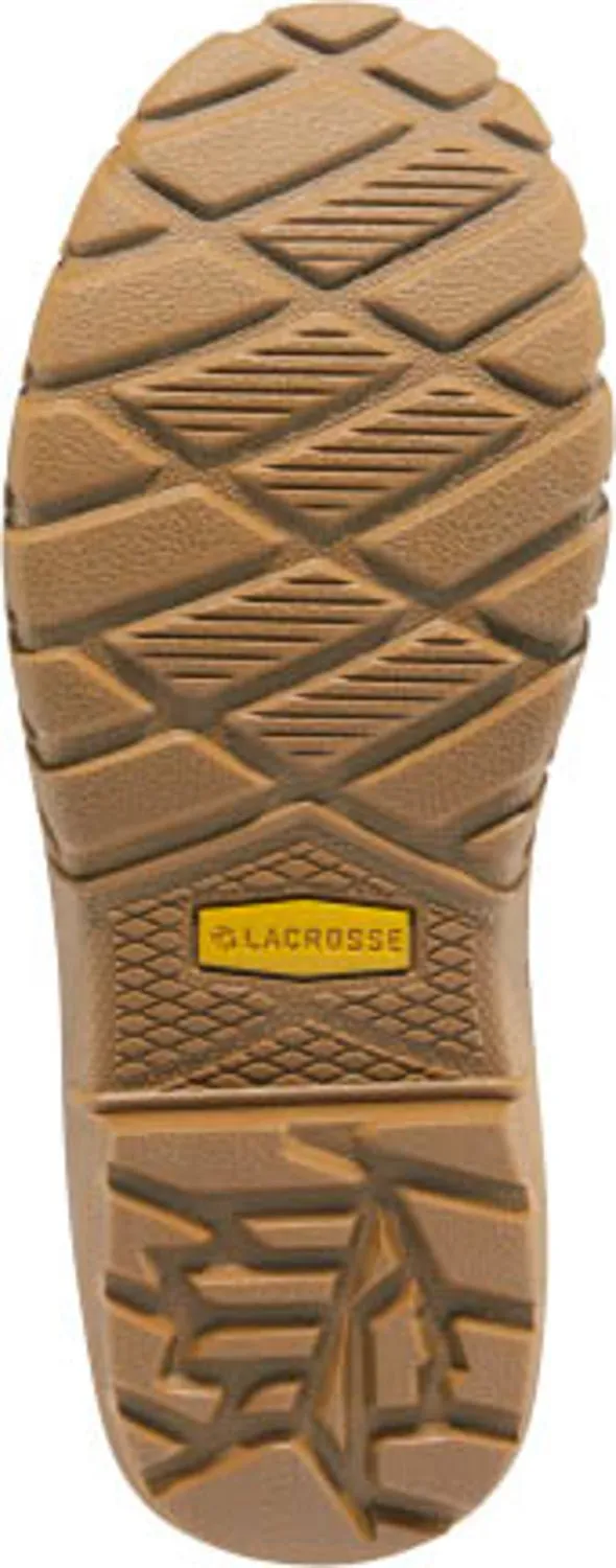 LaCrosse Womens Aero Timber Top 8in Gray/Black Polyurethane Cold Weather Boots