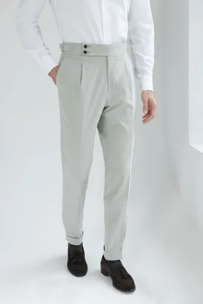 Light grey cotton trousers Soragna Capsule Collection - Made in Italy