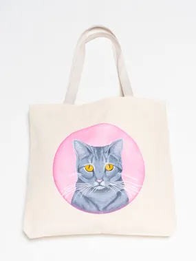 Linda Stark: Ray Cat Tote Bag