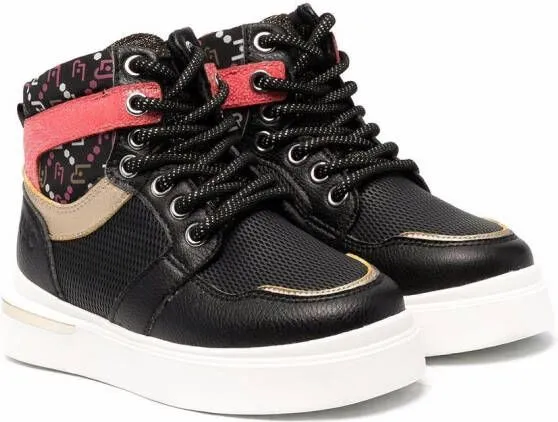 Liu Jo Kids Hope high-top sneakers Black