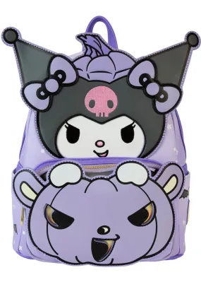 Loungefly Sanrio Kuromi Pumpkin Backpack Purple