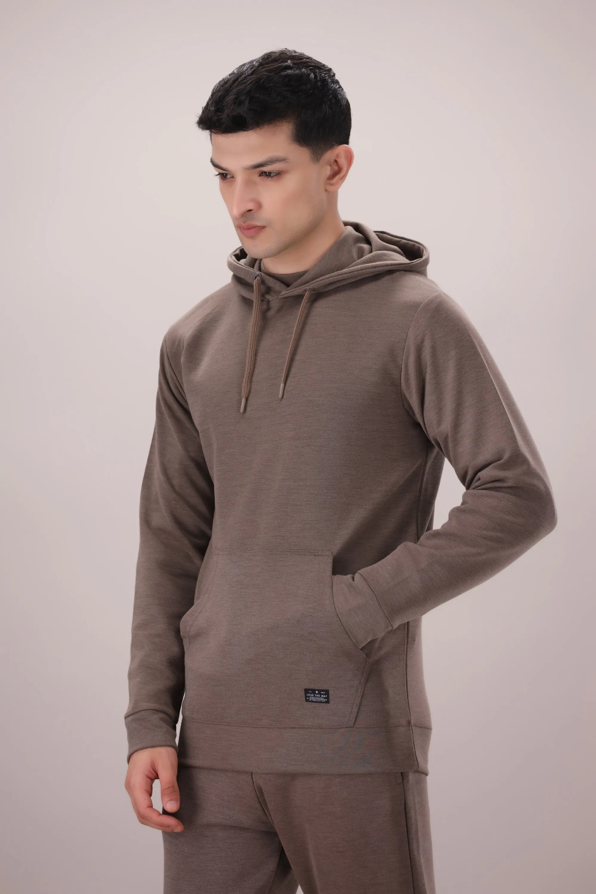 Luxe Stretch Walnut Hoodie