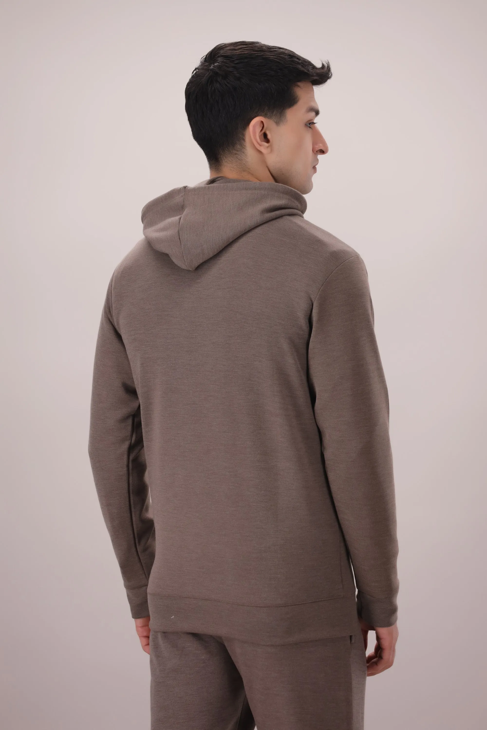 Luxe Stretch Walnut Hoodie