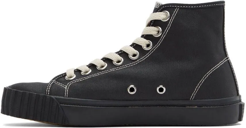 Maison Margiela Black Tabi High-Top Sneakers