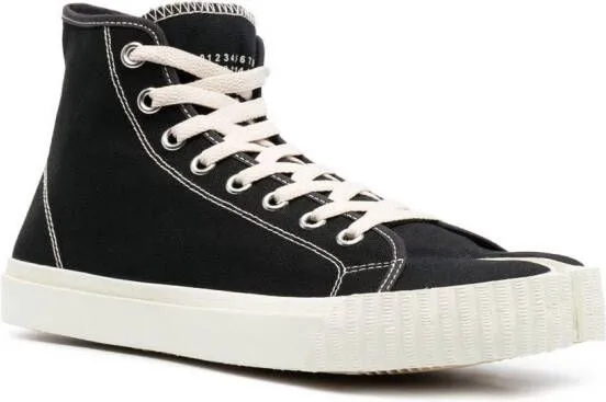 Maison Margiela Tabi high-top sneakers Black