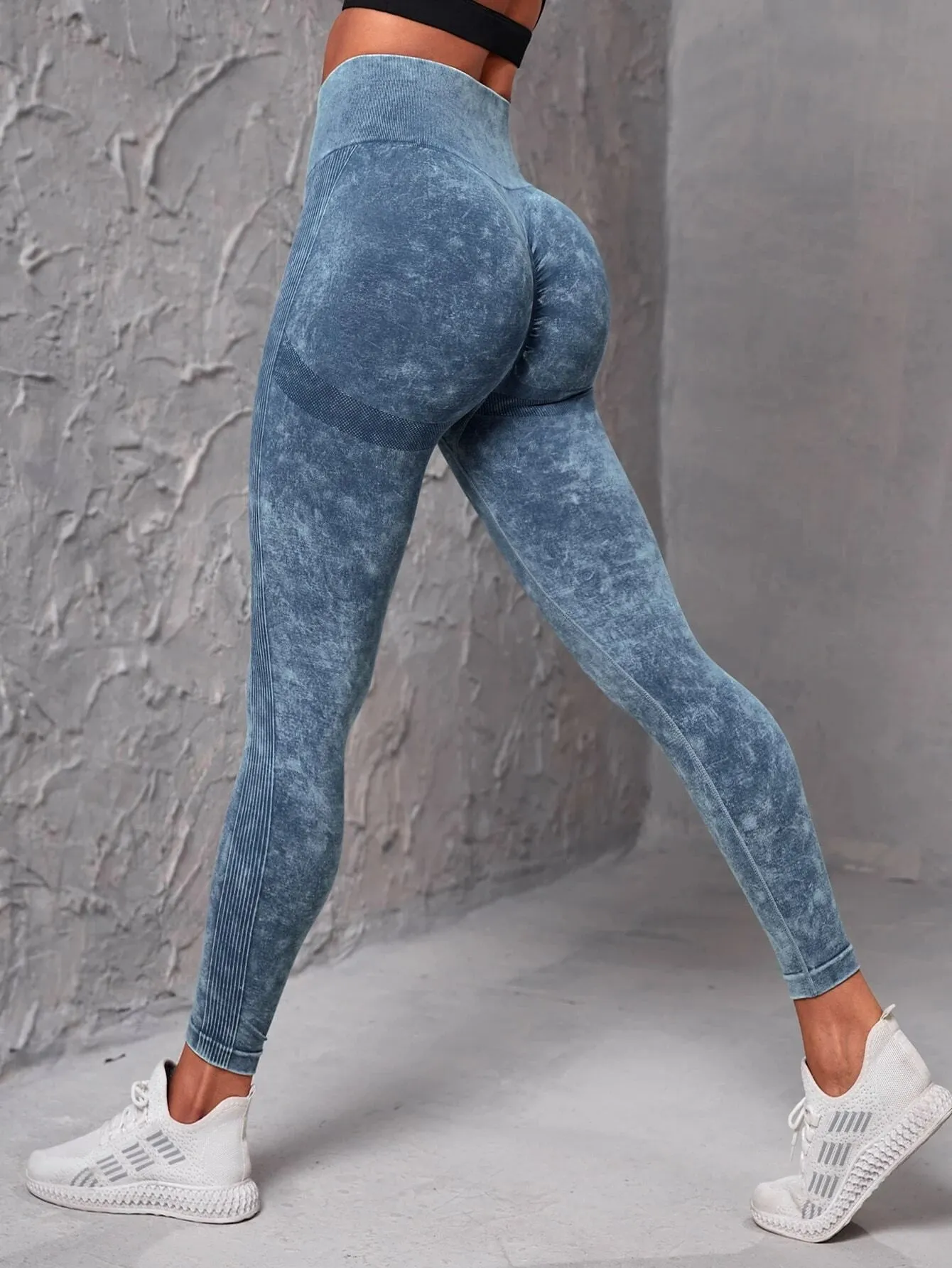 Mara Acid Wash Seamless Leggings