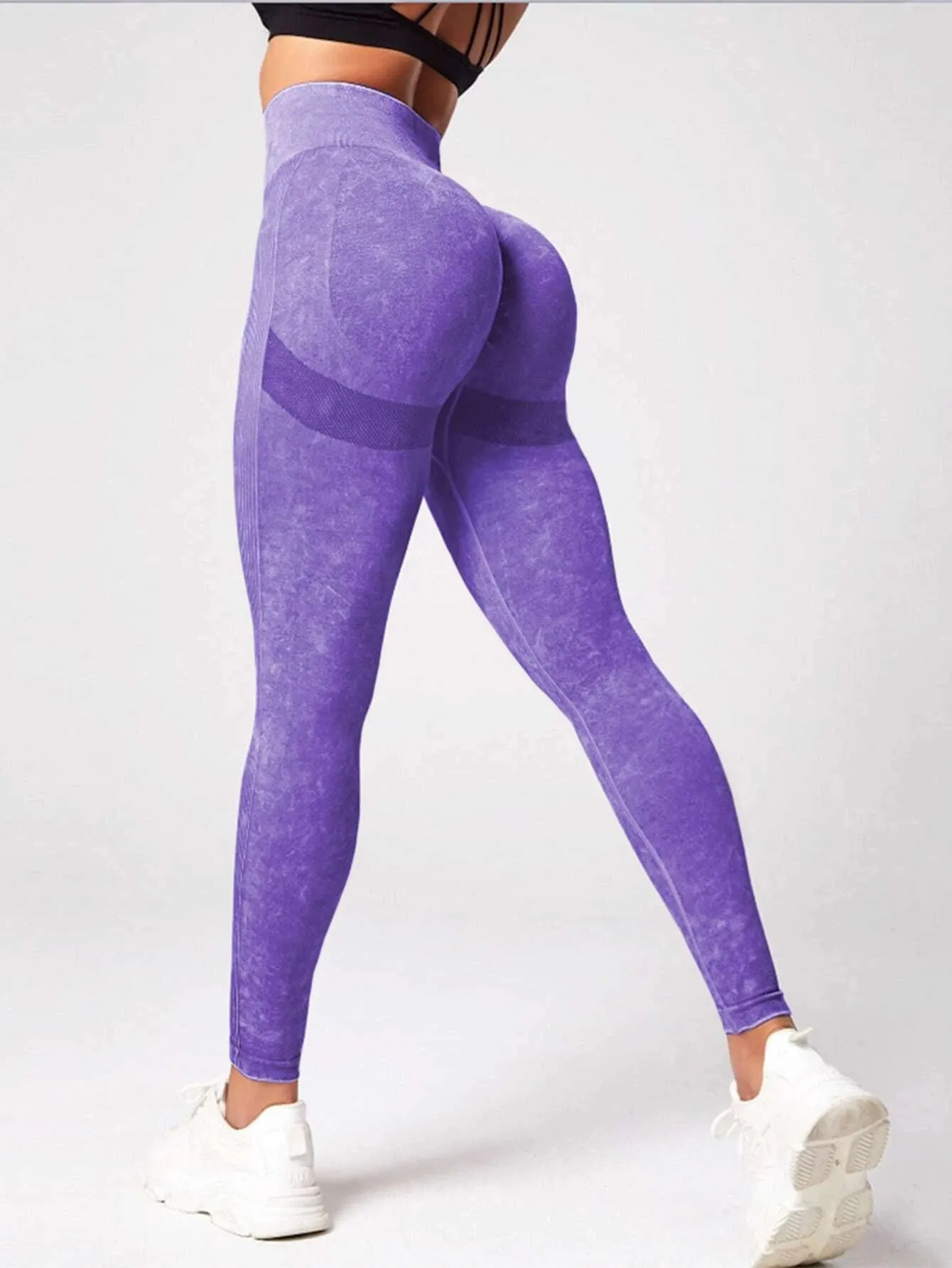 Mara Acid Wash Seamless Leggings