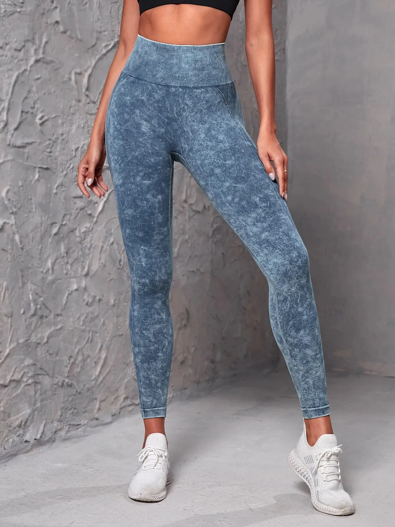 Mara Acid Wash Seamless Leggings