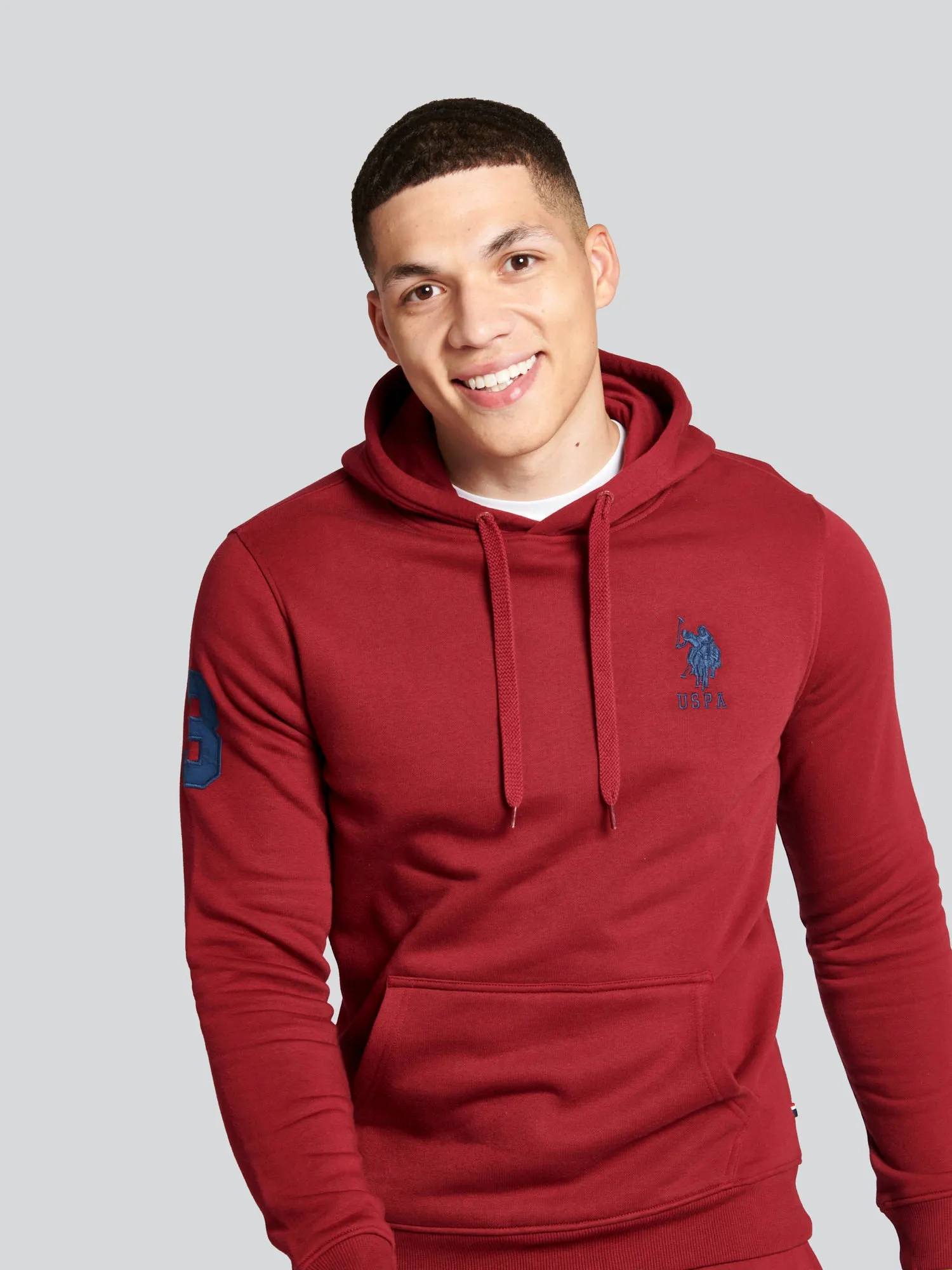 Mens Player 3 Hoodie in Biking Red