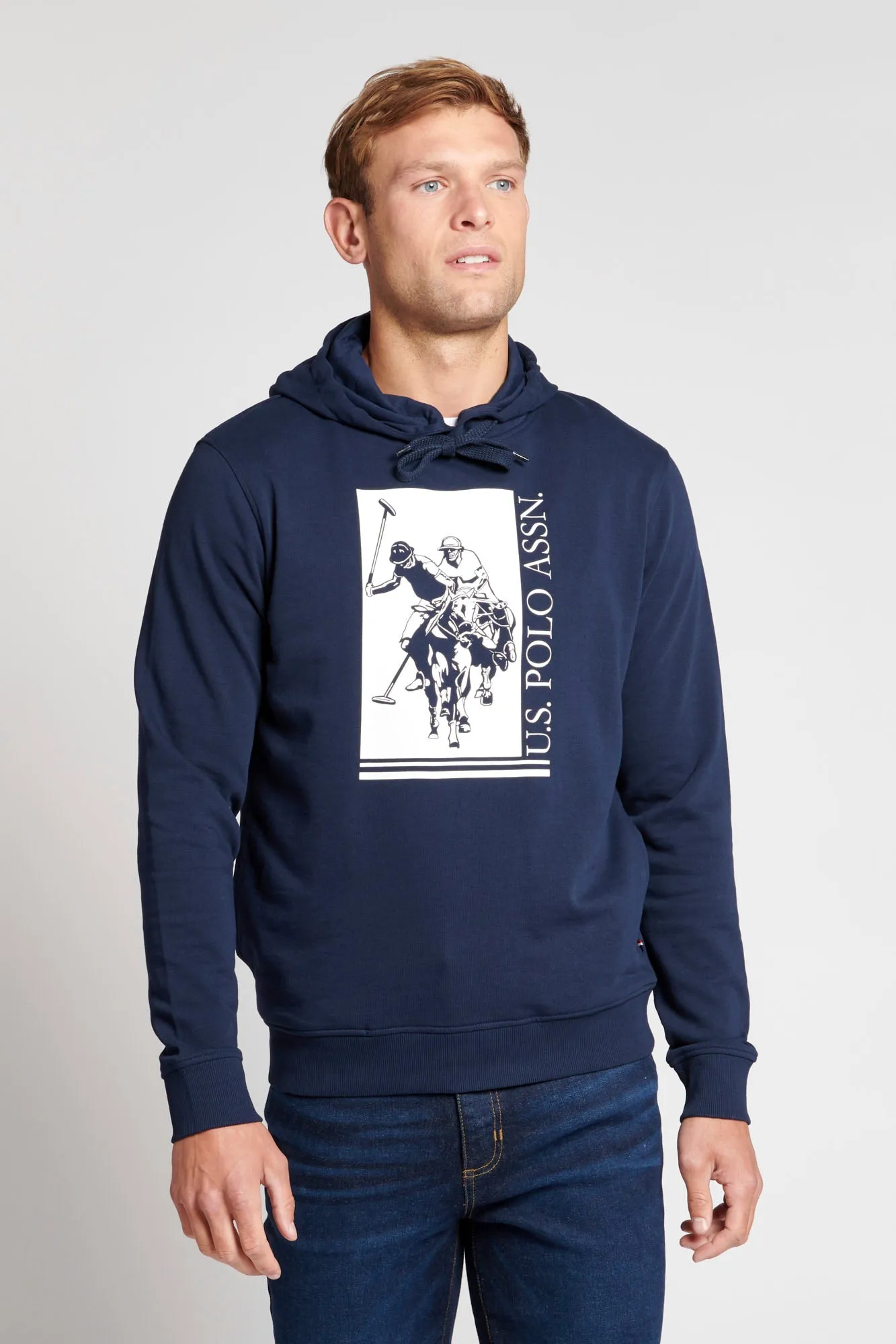 Mens Rider Hoodie in Navy Blue