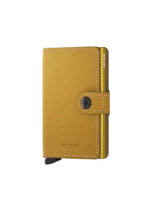 Mini Crisple Wallet - Ochre