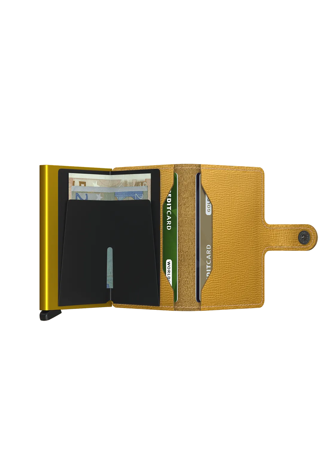 Mini Crisple Wallet - Ochre