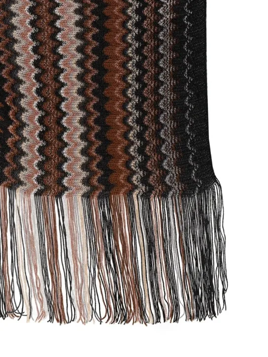 Missoni   Fringed viscose scarf 