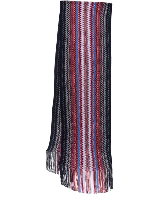 Missoni   Fringed viscose scarf 