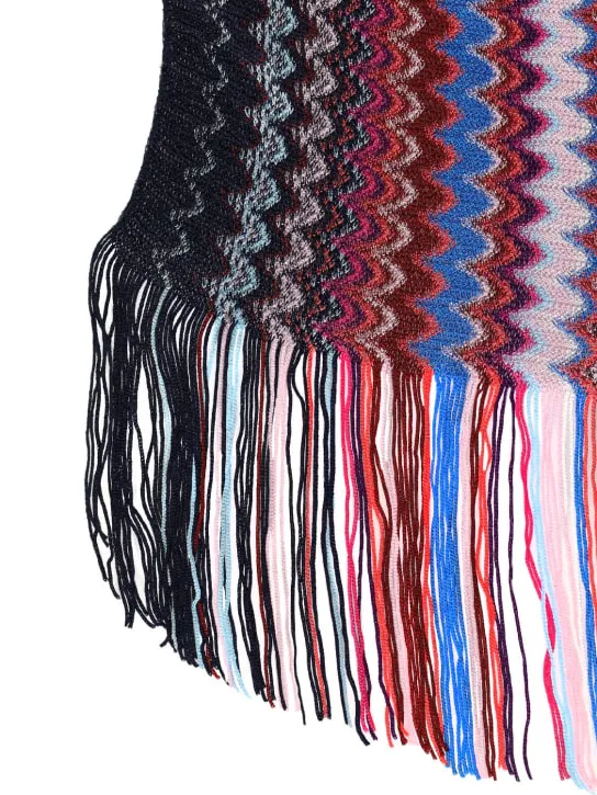 Missoni   Fringed viscose scarf 