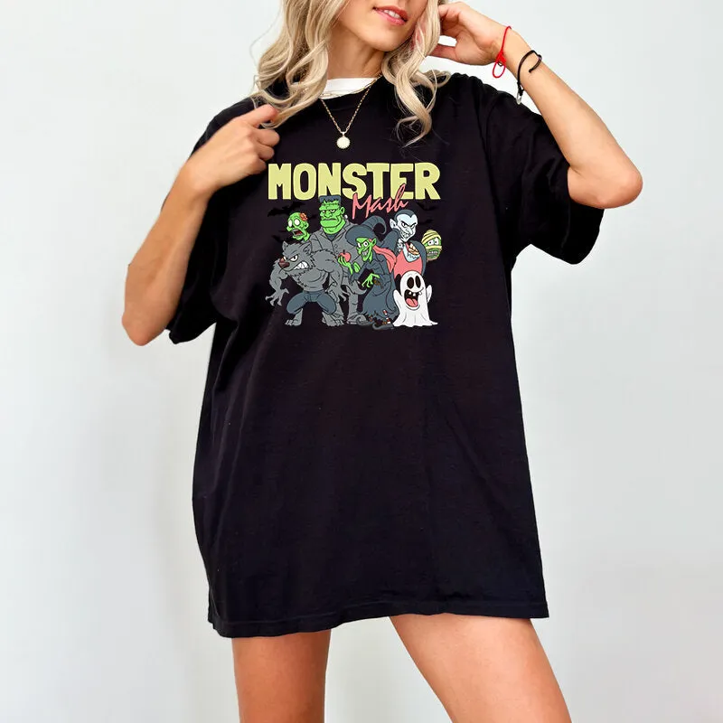 Monster Mash Halloween T Shirt, Unisex