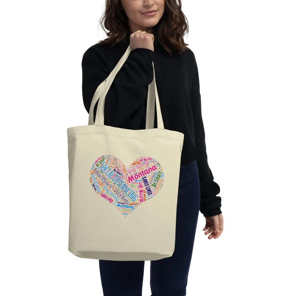 Montana - Social Distancing Tote Bag - Eco Friendly