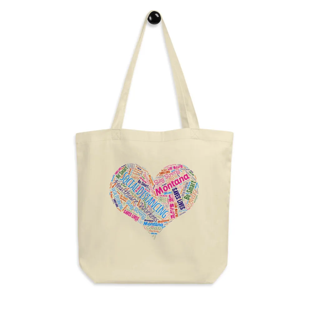 Montana - Social Distancing Tote Bag - Eco Friendly