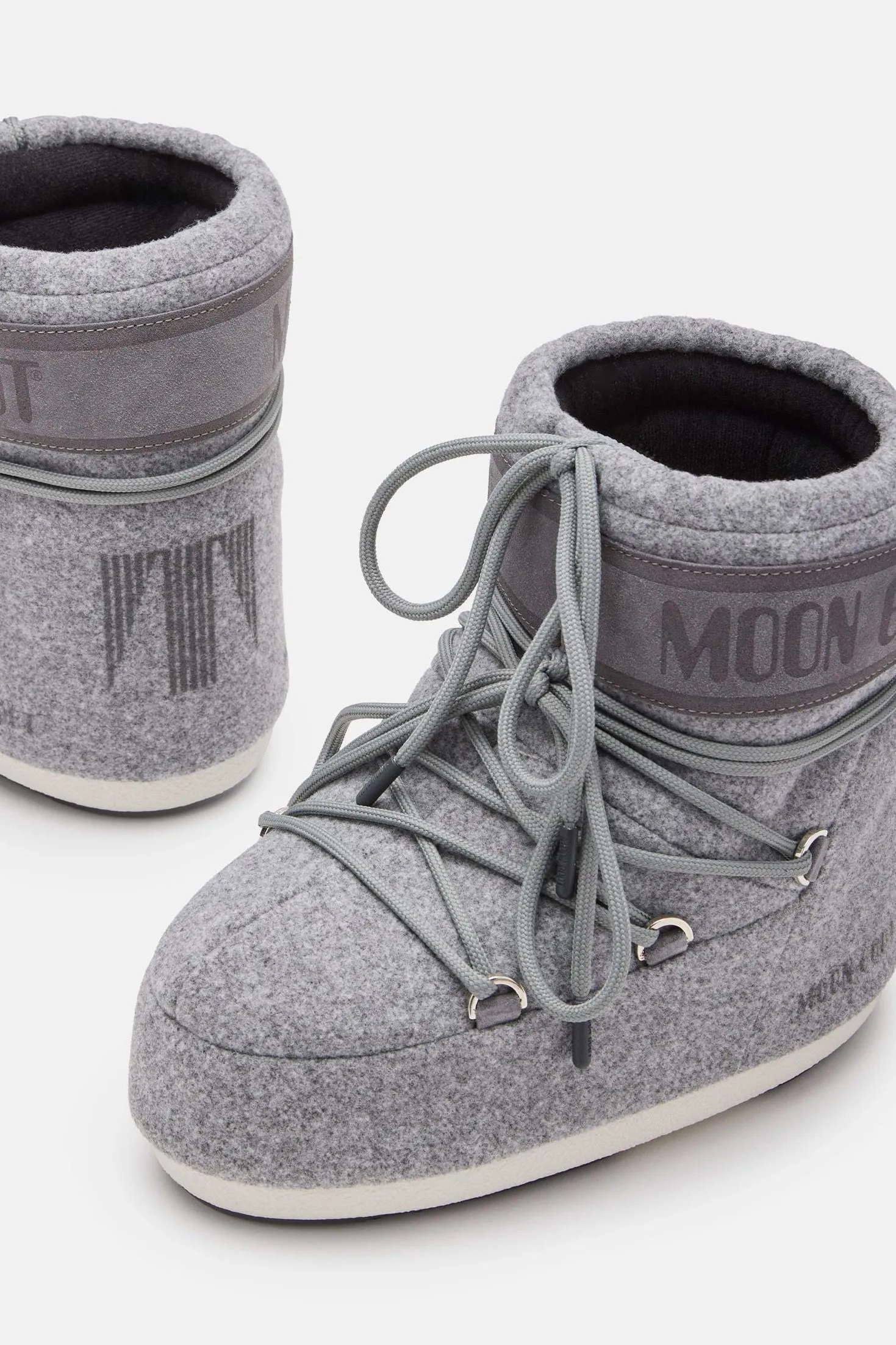 Moon Boot Icon Low Felt in Grau