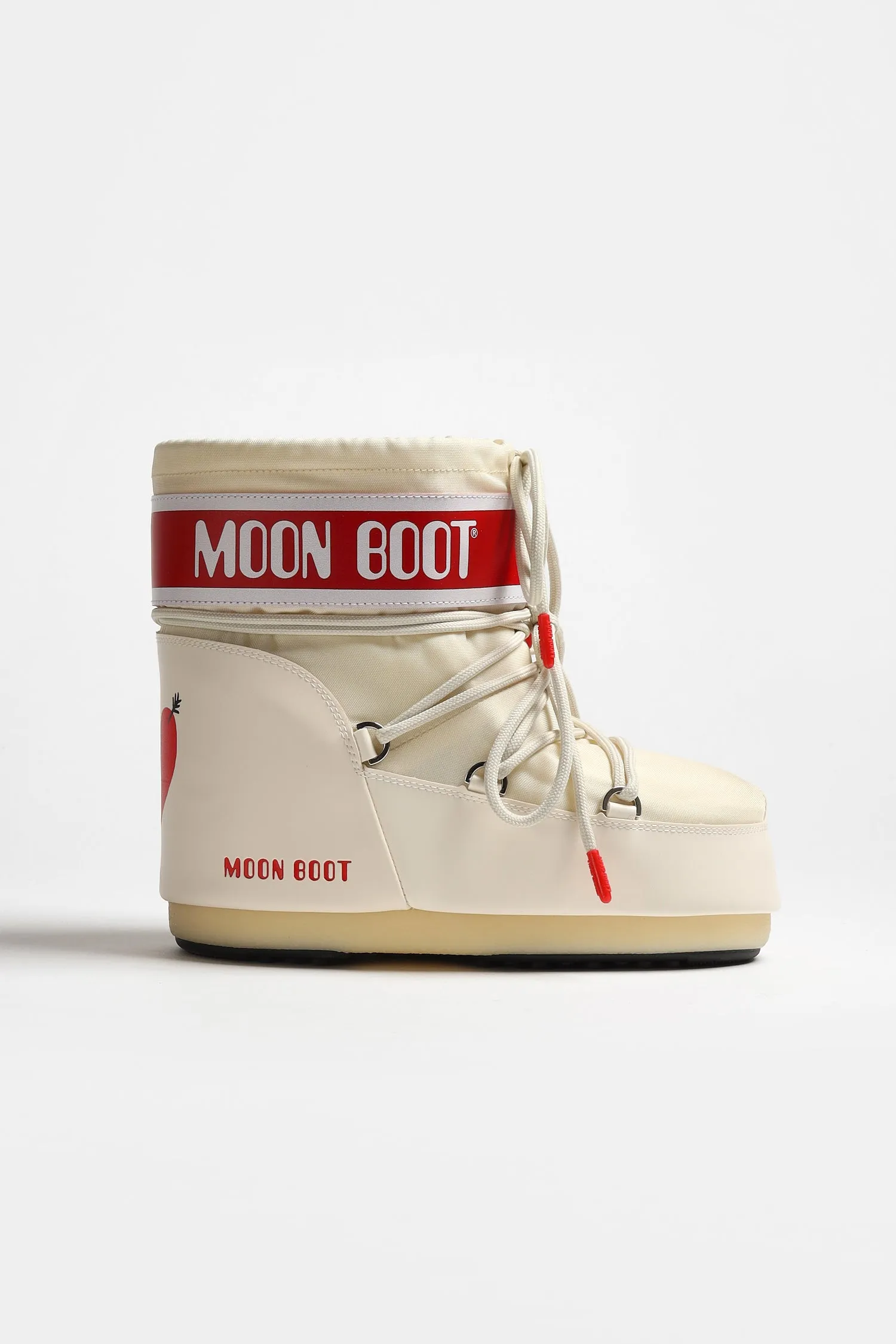 Moon Boot Icon Low 'Heart' in Cream