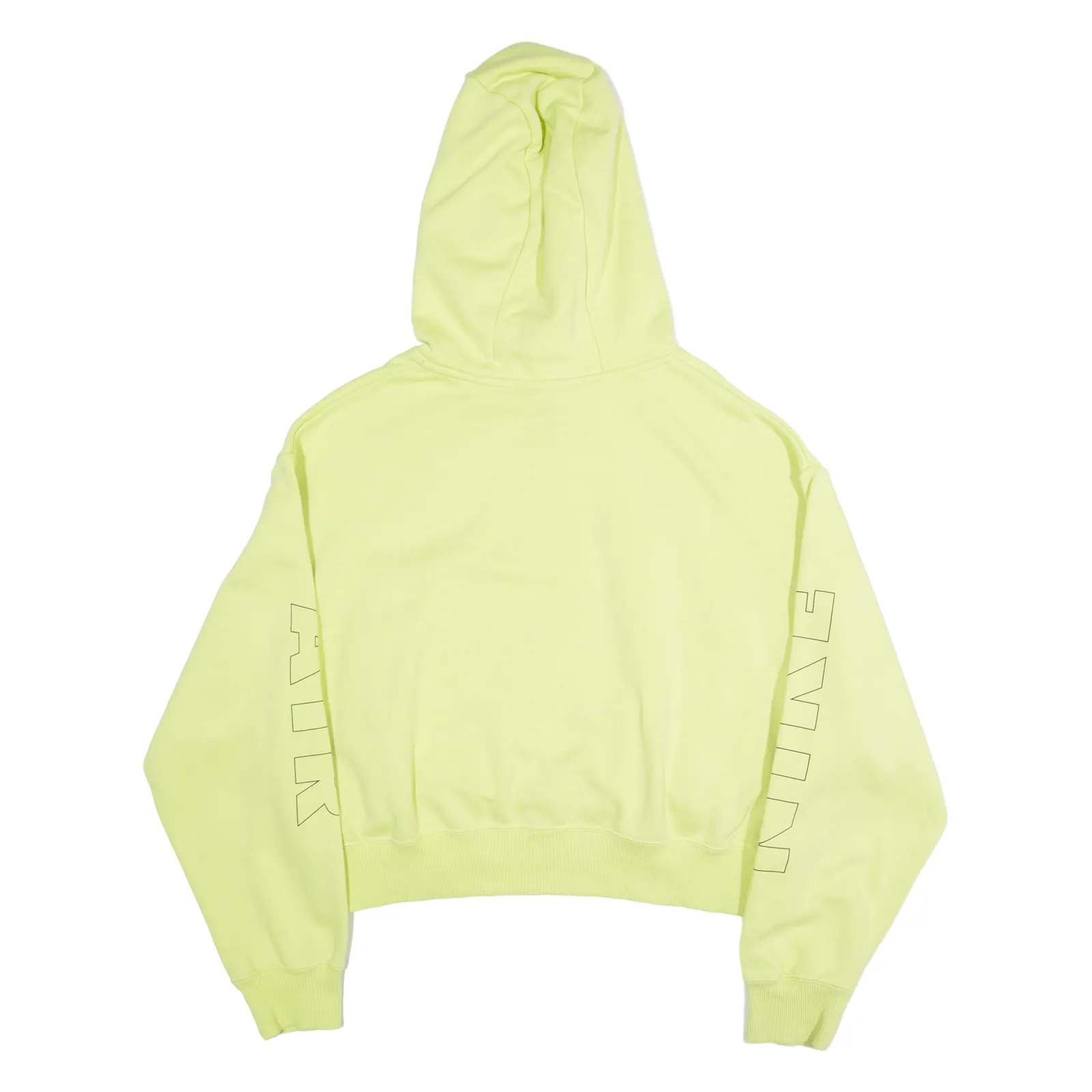 NIKE AIR Cropped Womens Green Hoodie L