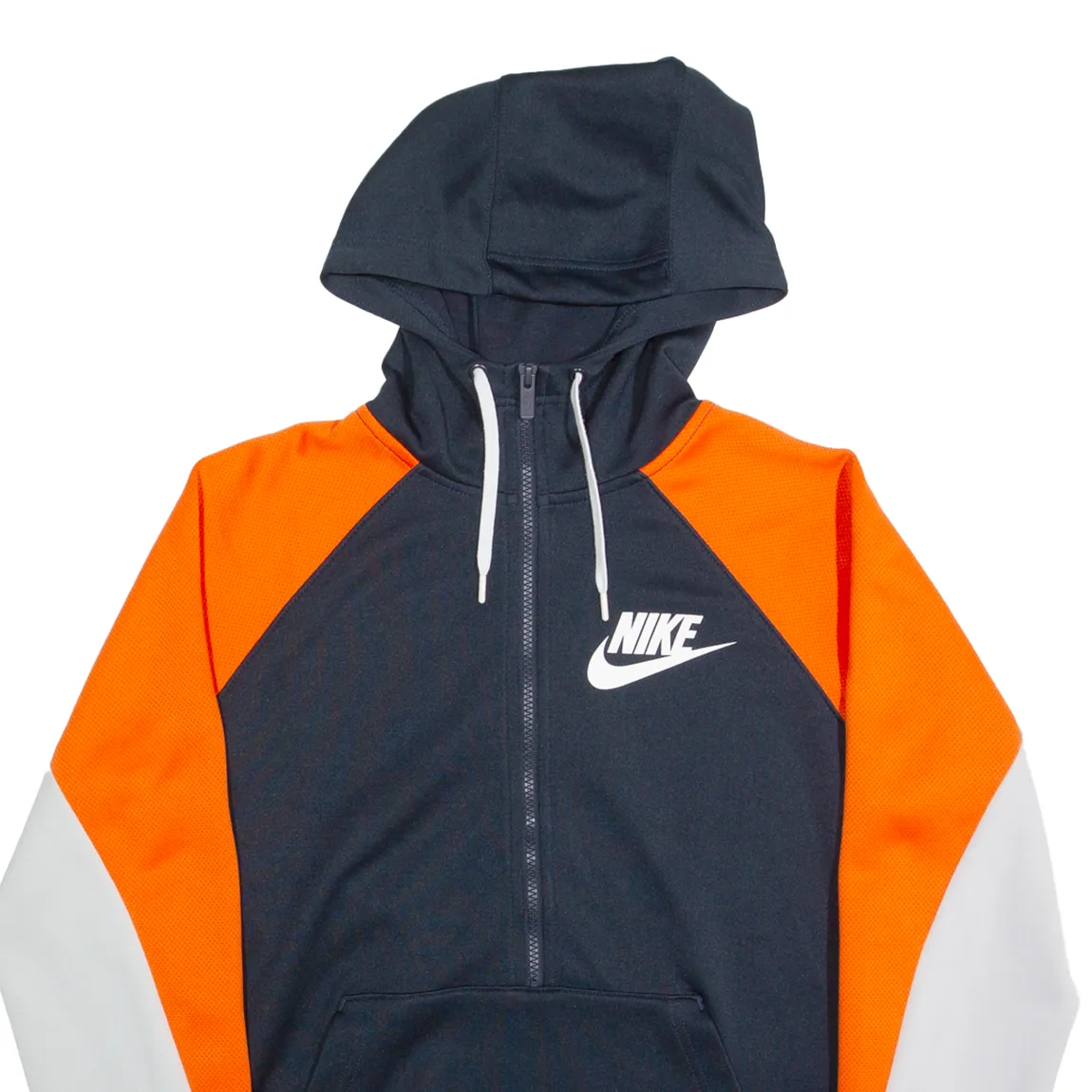 NIKE Mens Blue Hoodie Full Zip S