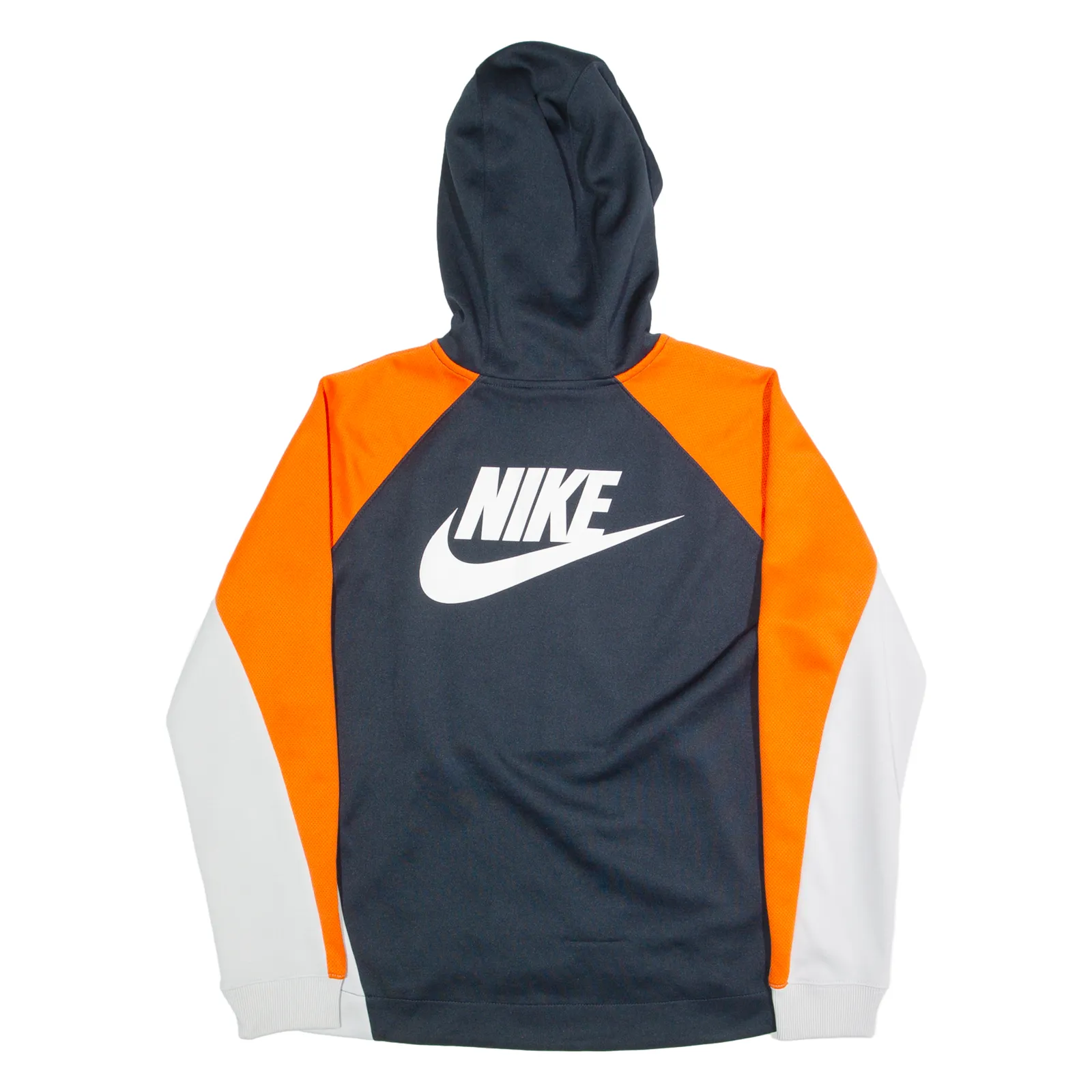 NIKE Mens Blue Hoodie Full Zip S