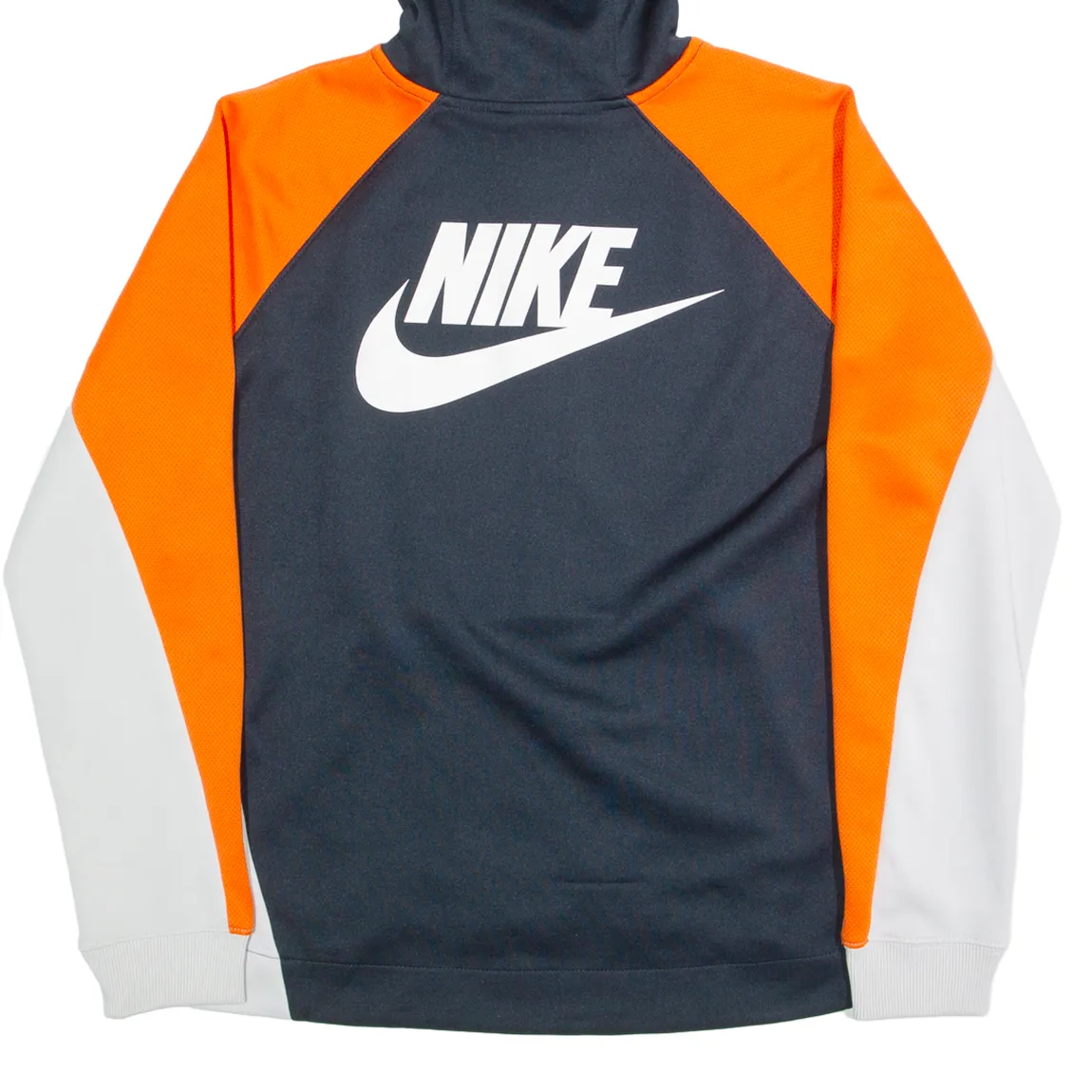 NIKE Mens Blue Hoodie Full Zip S