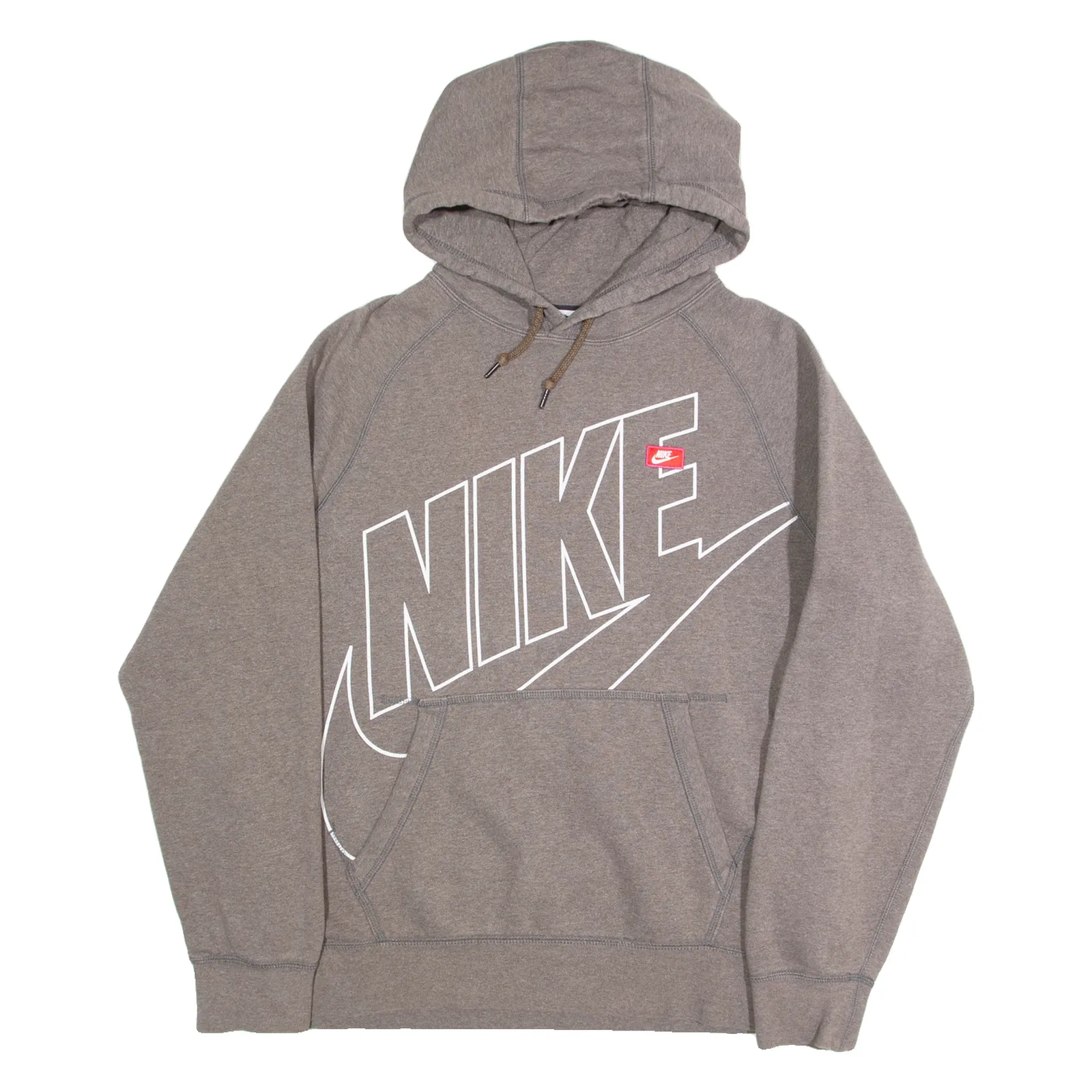 NIKE Mens Brown Hoodie L