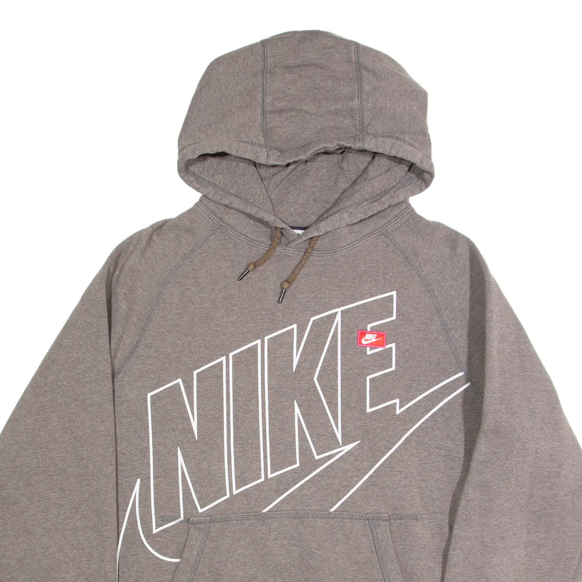 NIKE Mens Brown Hoodie L