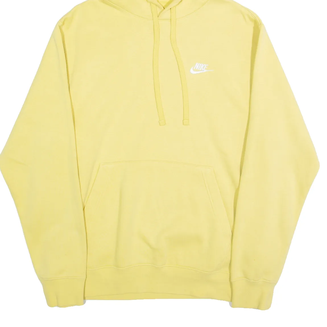 NIKE Mens Yellow Hoodie S