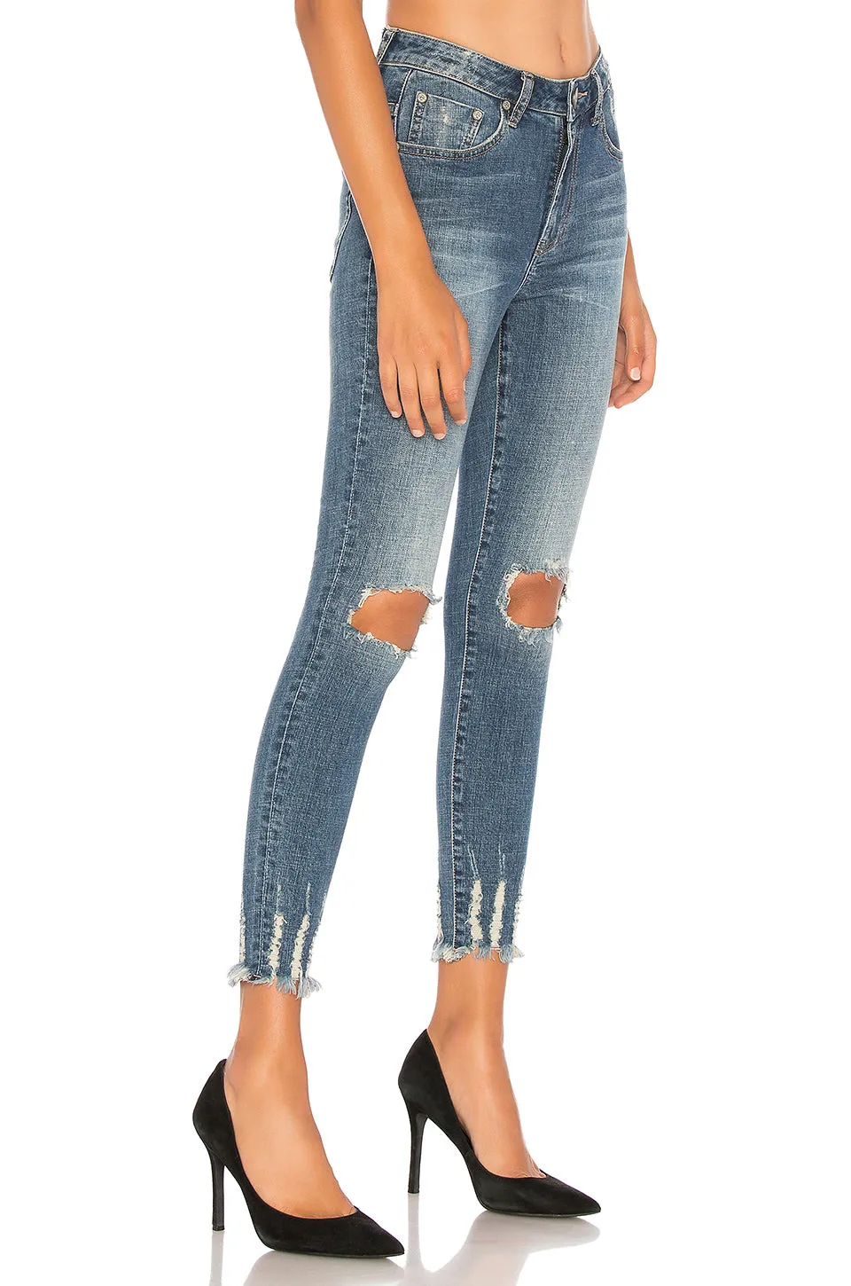 One Teaspoon High Waist Freebirds Jeans Oxford