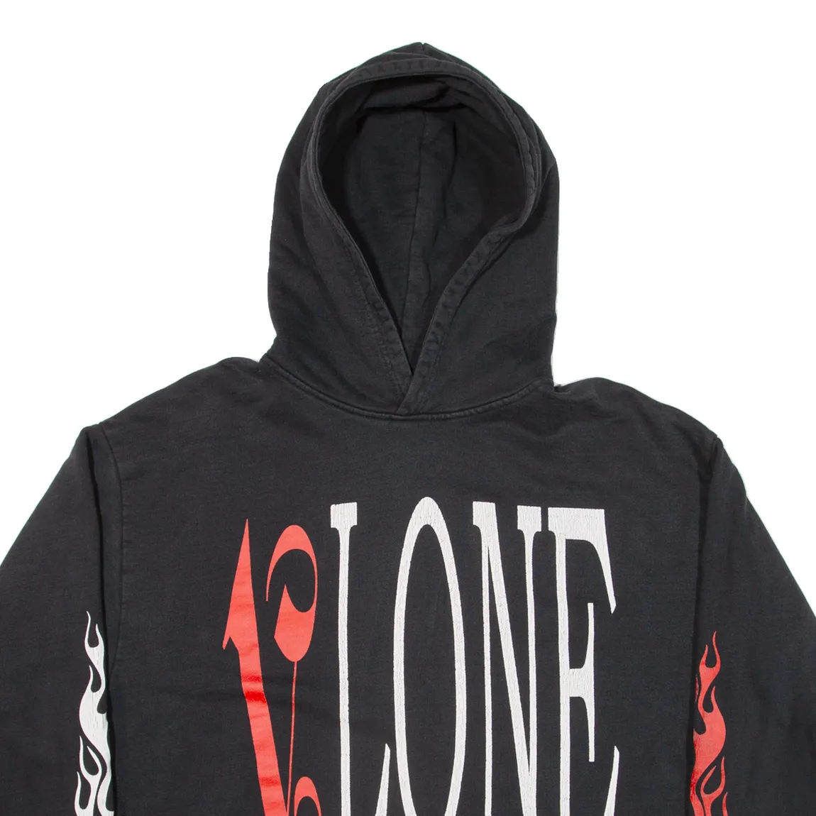 PALM ANGELS X VLONE Mens Black Hoodie L