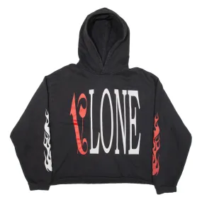 PALM ANGELS X VLONE Mens Black Hoodie L