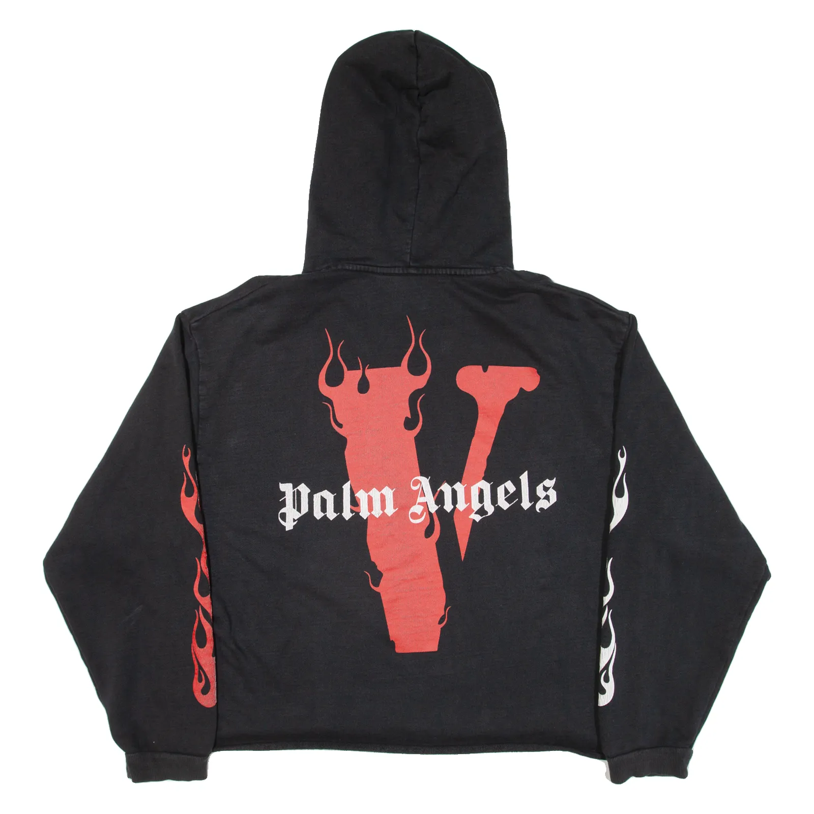 PALM ANGELS X VLONE Mens Black Hoodie L