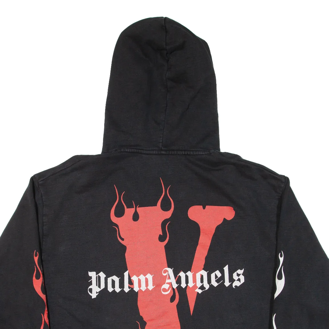 PALM ANGELS X VLONE Mens Black Hoodie L