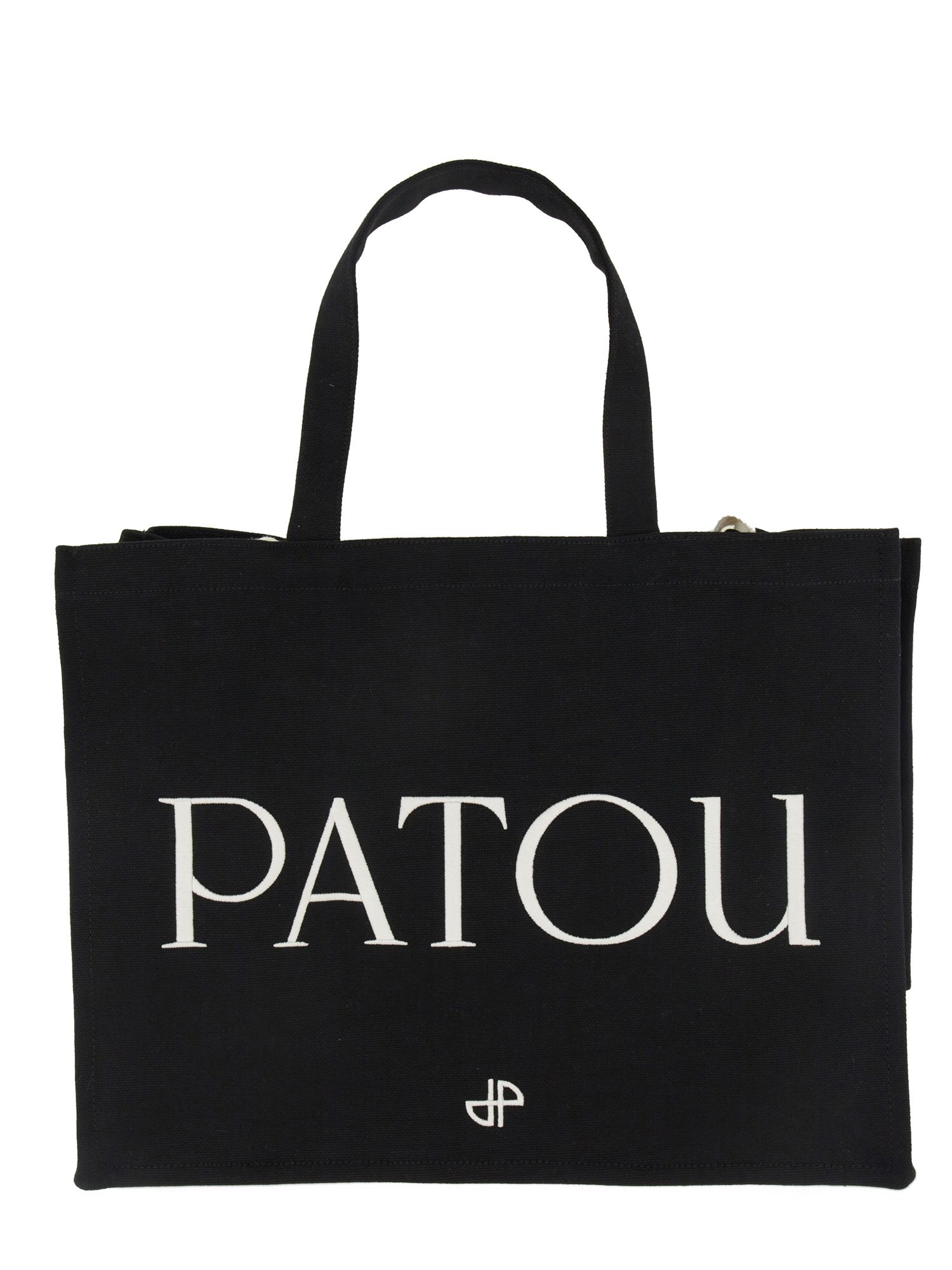 PATOU    LARGE COTTON PATOU TOTE BAG