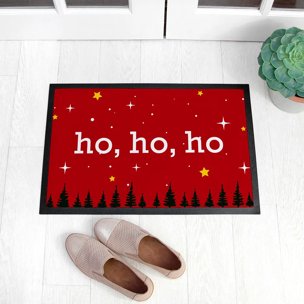 Personalised Christmas Scene Doormat