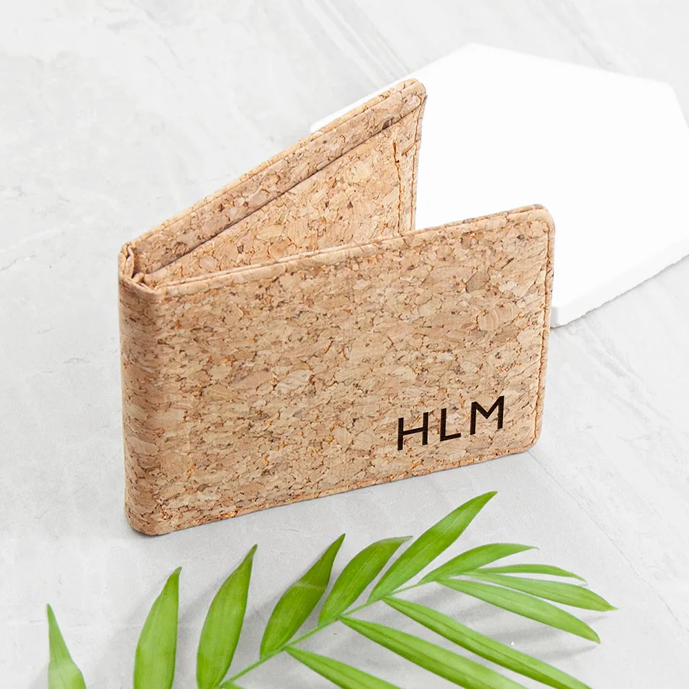 Personalised Natural Cork Wallet